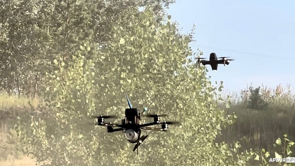 FPV-дрон ЗСУ в польоті